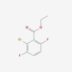 molecular formula C9H7BrF2O2 B1409783 Ethyl 2-bromo-3,6-difluorobenzoate CAS No. 1804408-94-3