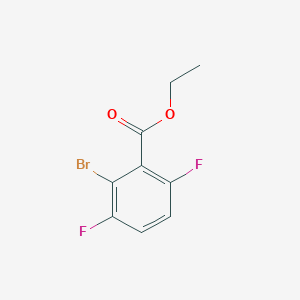 molecular formula C9H7BrF2O2 B1409783 2-溴-3,6-二氟苯甲酸乙酯 CAS No. 1804408-94-3