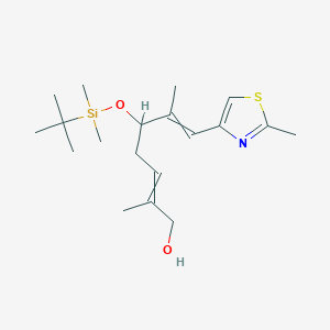 5-[Tert-butyl(dimethyl)silyl]oxy-2,6-dimethyl-7-(2-methyl-1,3-thiazol-4-yl)hepta-2,6-dien-1-ol