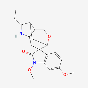 molecular formula C20H26N2O4 B14097882 Gelsedine, 11-methoxy- 