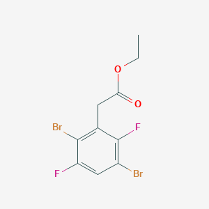 Ethyl 2,5-dibromo-3,6-difluorophenylacetate
