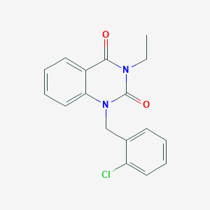 1-(2-chlorobenzyl)-3-ethylquinazoline-2,4(1H,3H)-dione