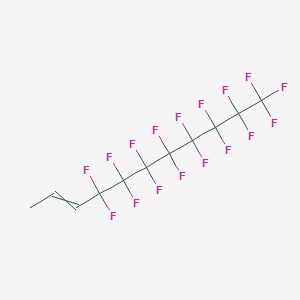 4,4,5,5,6,6,7,7,8,8,9,9,10,10,11,11,11-Heptadecafluoroundec-2-ene