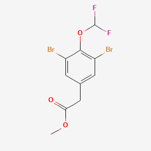 Methyl 3,5-dibromo-4-(difluoromethoxy)phenylacetate