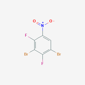 molecular formula C6HBr2F2NO2 B1409817 1,3-Dibromo-2,4-difluoro-5-nitrobenzene CAS No. 1805121-16-7