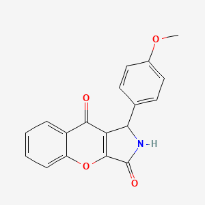 1-(4-Methoxyphenyl)-1,2-dihydrochromeno[2,3-c]pyrrole-3,9-dione