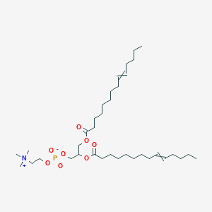 molecular formula C36H68NO8P B14098216 2,3-Di(tetradec-9-enoyloxy)propyl 2-(trimethylazaniumyl)ethyl phosphate 