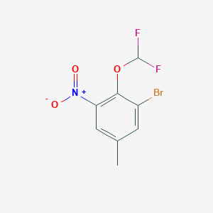 3-Bromo-4-difluoromethoxy-5-nitrotoluene