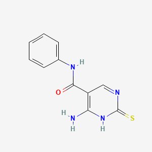 4-amino-N-phenyl-2-thioxo-1,2-dihydropyrimidine-5-carboxamide