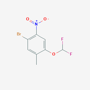 5-Bromo-2-difluoromethoxy-4-nitrotoluene
