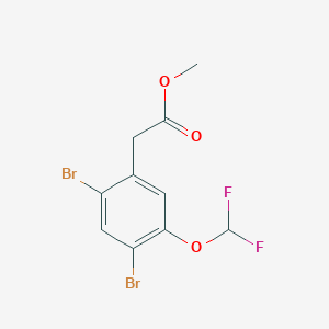 Methyl 2,4-dibromo-5-(difluoromethoxy)phenylacetate