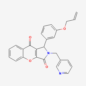 1-[3-(Prop-2-en-1-yloxy)phenyl]-2-(pyridin-3-ylmethyl)-1,2-dihydrochromeno[2,3-c]pyrrole-3,9-dione