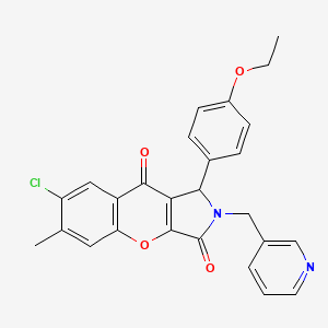 7-Chloro-1-(4-ethoxyphenyl)-6-methyl-2-(pyridin-3-ylmethyl)-1,2-dihydrochromeno[2,3-c]pyrrole-3,9-dione