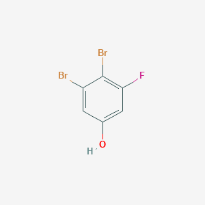 molecular formula C6H3Br2FO B1409835 3,4-Dibromo-5-fluorophenol CAS No. 1803716-58-6
