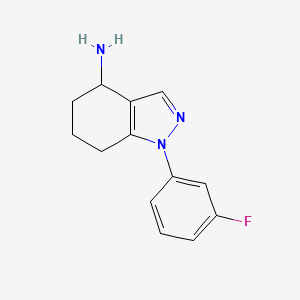 1-(3-Fluorophenyl)-4,5,6,7-tetrahydro-1H-indazol-4-amine