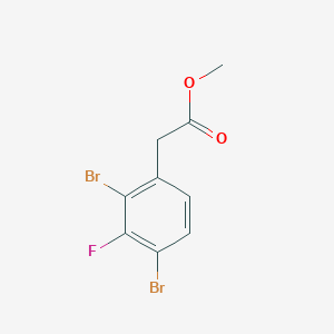 Methyl 2,4-dibromo-3-fluorophenylacetate