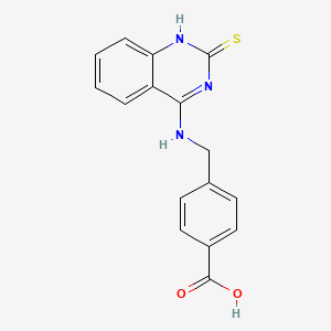 4-[[(2-sulfanylidene-1H-quinazolin-4-yl)amino]methyl]benzoic Acid