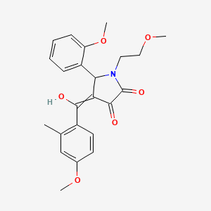 molecular formula C23H25NO6 B14098479 Agn-PC-0kpui5 CAS No. 5678-30-8