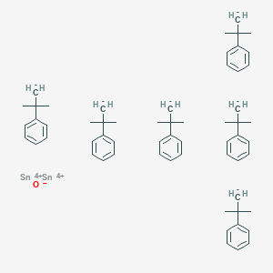 2-Methanidylpropan-2-ylbenzene;oxygen(2-);tin(4+)