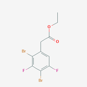Ethyl 2,4-dibromo-3,5-difluorophenylacetate