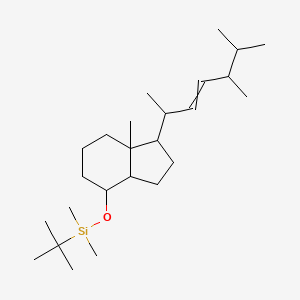 Tert-butyl-[[1-(5,6-dimethylhept-3-en-2-yl)-7a-methyl-1,2,3,3a,4,5,6,7-octahydroinden-4-yl]oxy]-dimethylsilane