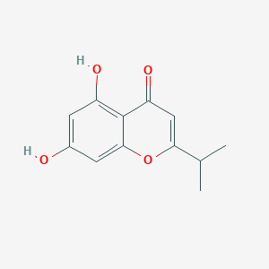 molecular formula C12H12O4 B140987 5,7-二羟基-2-异丙基香豆素 CAS No. 96552-59-9