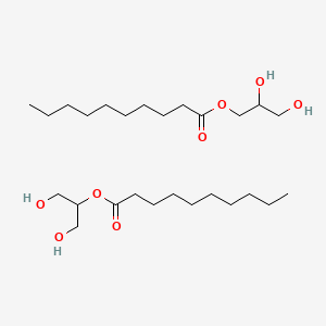 1,3-Dihydroxypropan-2-yl decanoate;2,3-dihydroxypropyl decanoate