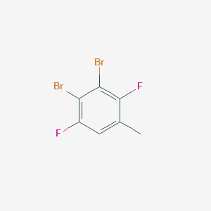 molecular formula C7H4Br2F2 B1409873 3,4-Dibromo-2,5-difluorotoluene CAS No. 1804415-07-3