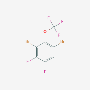 molecular formula C7HBr2F5O B1409875 1,3-Dibromo-4,5-difluoro-2-(trifluoromethoxy)benzene CAS No. 1804415-24-4