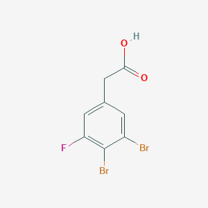 3,4-Dibromo-5-fluorophenylacetic acid