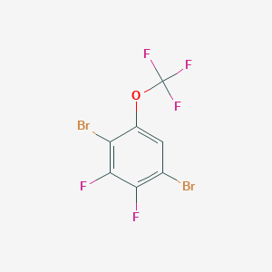 1,4-Dibromo-2,3-difluoro-5-(trifluoromethoxy)benzene