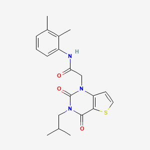 molecular formula C20H23N3O3S B14098886 N-(2,3-dimethylphenyl)-2-[3-(2-methylpropyl)-2,4-dioxo-3,4-dihydrothieno[3,2-d]pyrimidin-1(2H)-yl]acetamide 