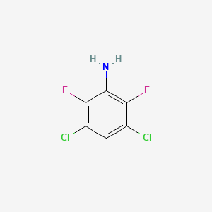 molecular formula C6H3Cl2F2N B1409893 3,5-Dichloro-2,6-difluoroaniline CAS No. 1804420-45-8