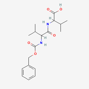 Valine, N-(N-carboxy-DL-valyl)-, DL-, N-benzyl ester