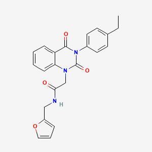 2-[3-(4-ethylphenyl)-2,4-dioxo-3,4-dihydroquinazolin-1(2H)-yl]-N-(2-furylmethyl)acetamide