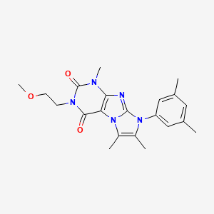 8-(3,5-dimethylphenyl)-3-(2-methoxyethyl)-1,6,7-trimethyl-1H-imidazo[2,1-f]purine-2,4(3H,8H)-dione