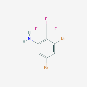 3,5-Dibromo-2-(trifluoromethyl)aniline