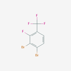 molecular formula C7H2Br2F4 B1409926 3,4-Dibromo-2-fluorobenzotrifluoride CAS No. 1806294-91-6