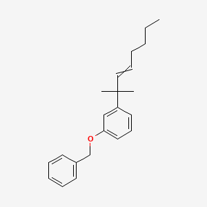 1-(Benzyloxy)-3-(2-methyloct-3-en-2-yl)benzene