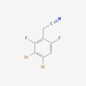 3,4-Dibromo-2,6-difluorophenylacetonitrile