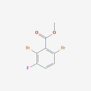 molecular formula C8H5Br2FO2 B1409934 Methyl 2,6-dibromo-3-fluorobenzoate CAS No. 1804417-05-7