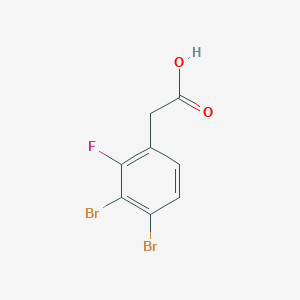 3,4-Dibromo-2-fluorophenylacetic acid