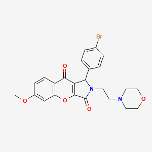 1-(4-Bromophenyl)-6-methoxy-2-[2-(morpholin-4-yl)ethyl]-1,2-dihydrochromeno[2,3-c]pyrrole-3,9-dione