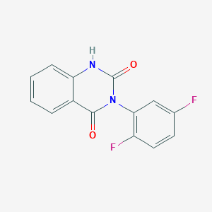 3-(2,5-difluorophenyl)quinazoline-2,4(1H,3H)-dione