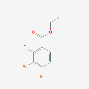 molecular formula C9H7Br2FO2 B1409946 Ethyl 3,4-dibromo-2-fluorobenzoate CAS No. 1803776-91-1