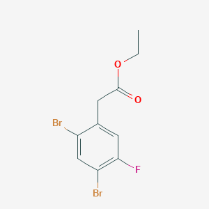 Ethyl 2,4-dibromo-5-fluorophenylacetate