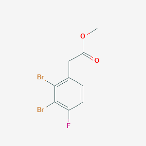 Methyl 2,3-dibromo-4-fluorophenylacetate