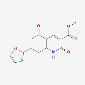 Methyl 7-(furan-2-yl)-2-hydroxy-5-oxo-5,6,7,8-tetrahydroquinoline-3-carboxylate