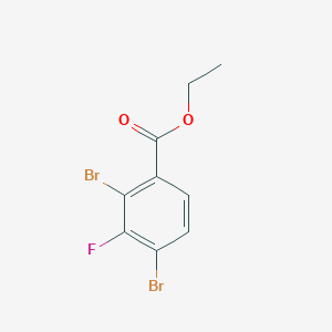 molecular formula C9H7Br2FO2 B1409957 Ethyl 2,4-dibromo-3-fluorobenzoate CAS No. 1804932-59-9