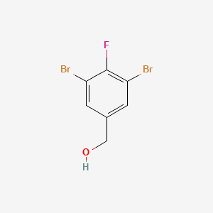 molecular formula C7H5Br2FO B1409959 3,5-Dibromo-4-fluorobenzyl alcohol CAS No. 1806354-15-3